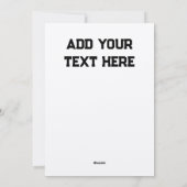 Grappige zwarte kat "Ik ben prima" Vakantie Groet  Feestdagenkaart (Achterkant)