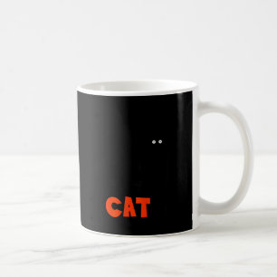 Grappige Zwarte Kat Katachtige Dienstbode Koffiemok