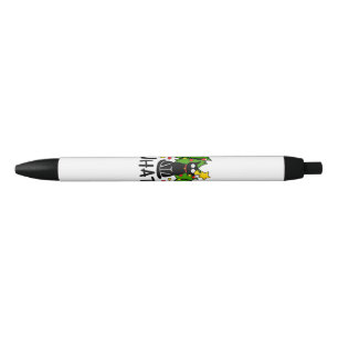 Grappige Zwarte Kat Kerstboom Kerstmis Sinterklaas Inkt Pen