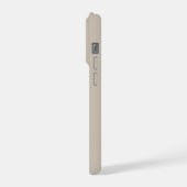 Grappige Zwarte Kat Koffie iPhone 15 Pro Hoesje (Linkerkant)