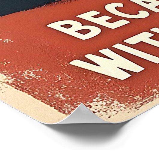 Grappige zwarte kat koffie kunst poster (Hoek)