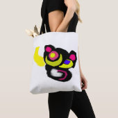 Grappige Zwarte Kat kunst Tote Bag (Dichtbij)