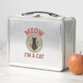 Grappige Zwarte Kat Maan Vintage Halloween Ontwerp (In situ)