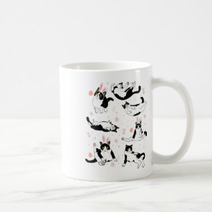 Grappige zwarte kat paasei Happy Easter Bunny Tuxe Koffiemok