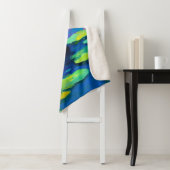 Grappige zwarte kat zwemmen in vijver | eigenzinni sherpa deken (In situ)