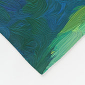 Grappige zwarte kat zwemt in vijver | Excentrieke Fleece Deken (Hoek)