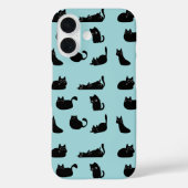 Grappige zwarte katten Case-Mate iPhone case (Achterkant)