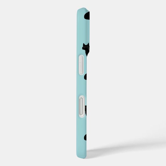 Grappige zwarte katten Case-Mate iPhone case (Achterkant / Rechts)