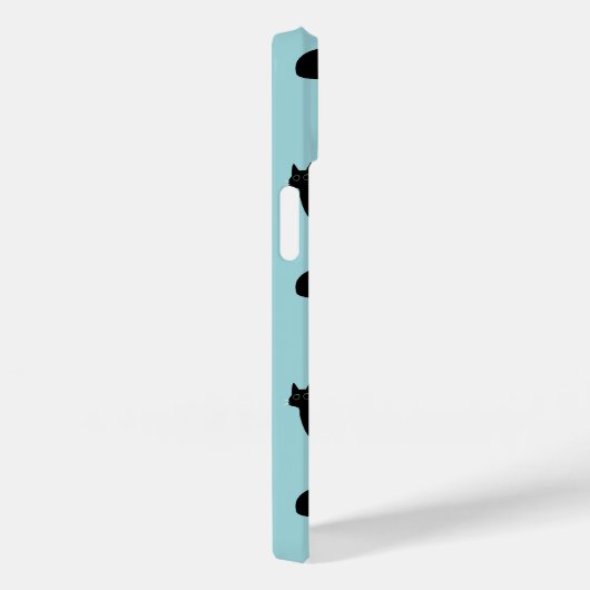 Grappige zwarte katten Case-Mate iPhone case (Achterkant / Rechts)