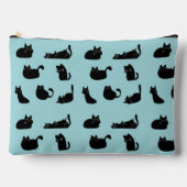 Grappige zwarte katten etui (Voorkant)