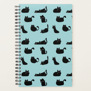 Grappige zwarte katten planner