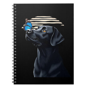 Grappige Zwarte Labrador Retriever Lab Hond Baasje Notitieboek