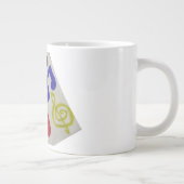 Grappige zwarte mok Mooie  Aantrekkelijke Leuke Ko (Rechts)