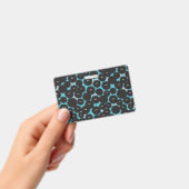 Grappige zwarte pluizige monsters badge (Handheld)