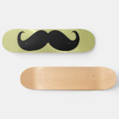 Grappige zwarte snor 10 persoonlijk skateboard (Horizontaal)