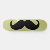 Grappige zwarte snor 10 persoonlijk skateboard (Horizontaal)