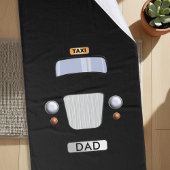 Grappige zwarte taxi cabine gepersonaliseerde badh badhanddoek