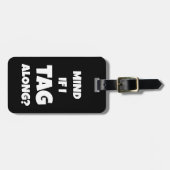 Grappige Zwarte Vraag Als Ik Meega? Bagage Label (Voorkant horizontaal)