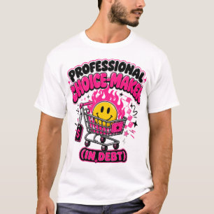 Grappige Zwarte Vrijdag Winkelwagenbrand Sarcasme  T-shirt