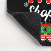 Grappige Zwarte Winkel Kerst Vrijdag Winkel Crew Muismat (Hoek)