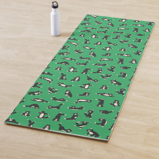 Grappige Zwarte Witte Katten Die Patroon Yoga Mat