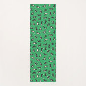 Grappige zwarte witte katten doen patroon yoga mat (Voorkant)