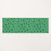 Grappige zwarte witte katten doen patroon yoga mat (Voorkant (horizontaal))