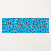 Grappige zwarte witte katten doen patroon yoga mat (Voorkant (horizontaal))