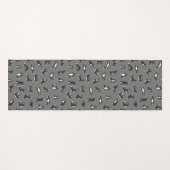 Grappige zwarte witte katten doen patroon yoga mat (Voorkant (horizontaal))