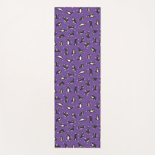 Grappige zwarte witte katten doen patroon yoga mat (Voorkant)