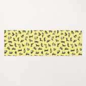 Grappige zwarte witte katten doen patroon yoga mat (Voorkant (horizontaal))