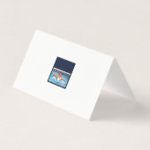 Grappige Zwem Kerstkaarten Kaart (Achterkant)