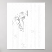 Grappige zwembad kunst voor mannen vrouwen biljart poster (Voorkant)