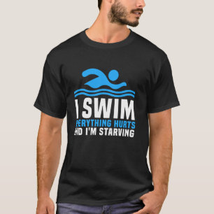 Grappige Zwemliefhebber Zwemmen Zwemmen T-shirt
