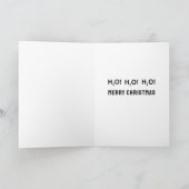 Grappige Zwemmer Kerstkaarten Feestdagen Kaart (Binnen)
