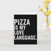 Grappige Zza Is Mijn Liefdestaal, Grappige Anti Va Kaart (Gele Bloem)