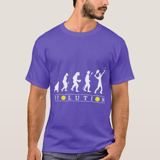 Grappigeennis Evolutie jongen T-shirt (Voorkant)