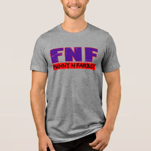 GrappigeNFarbsy Extreme-Worstelshirt (Kleuren) Tri-Blend Shirt