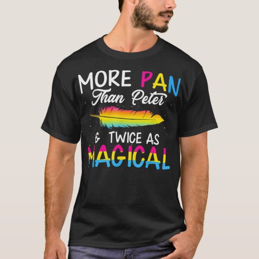 Grappiger dan Peter LGBTQ Pansexual Pride G T-shirt (Voorkant)