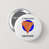 grappiger panflut ronde button 5,7 cm (Voorkant /achterkant)