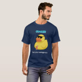Grappiger T-Shirt: Eend Cooler Dan De Gemiddelde T-shirt (Voorkant volledig)