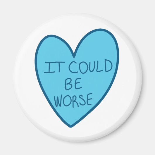 grappigheid Het kan een erger Snoep hart zijn Magneet (Voorkant)