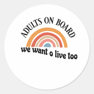 grappigste bumpersticker ronde sticker