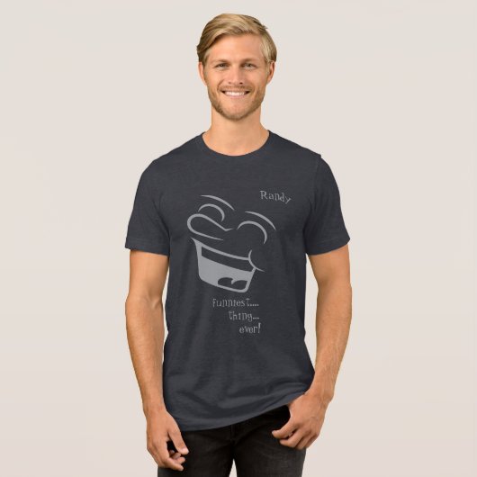 "Grappigste... ding... ooit!"  Tri-Blend Shirt (Voorkant volledig)