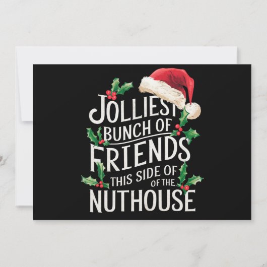 Grappigste groep vrienden Xmas Matching Sarcastisc Feestdagenkaart (Voorkant)