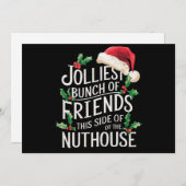 Grappigste groep vrienden Xmas Matching Sarcastisc Feestdagenkaart (Voorkant / Achterkant)