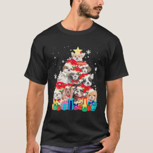 Grappigste hond kerstboom t-shirt