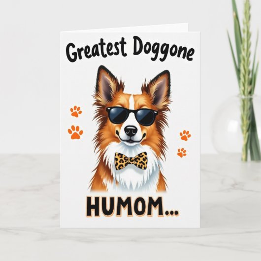 Grappigste Hond Moeder Kaart (Voorkant)