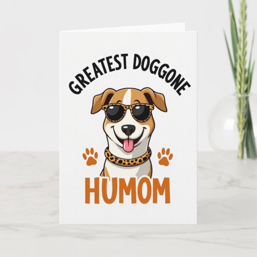 Grappigste Humom Hond Grappige kaart (Voorkant)