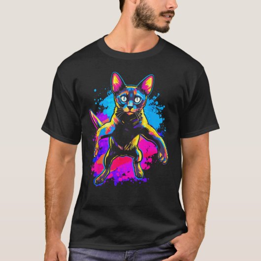 Grappigste Siamese kat T-shirt (Voorkant)
